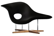 Кресло Eames Style La Chaise черное