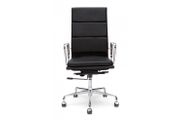 Кресло Eames Style HB Soft Pad Executive Chair EA 219 черная кожа