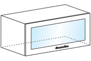 Шкаф горизонтальный со стеклом ШВГС 800 Дина