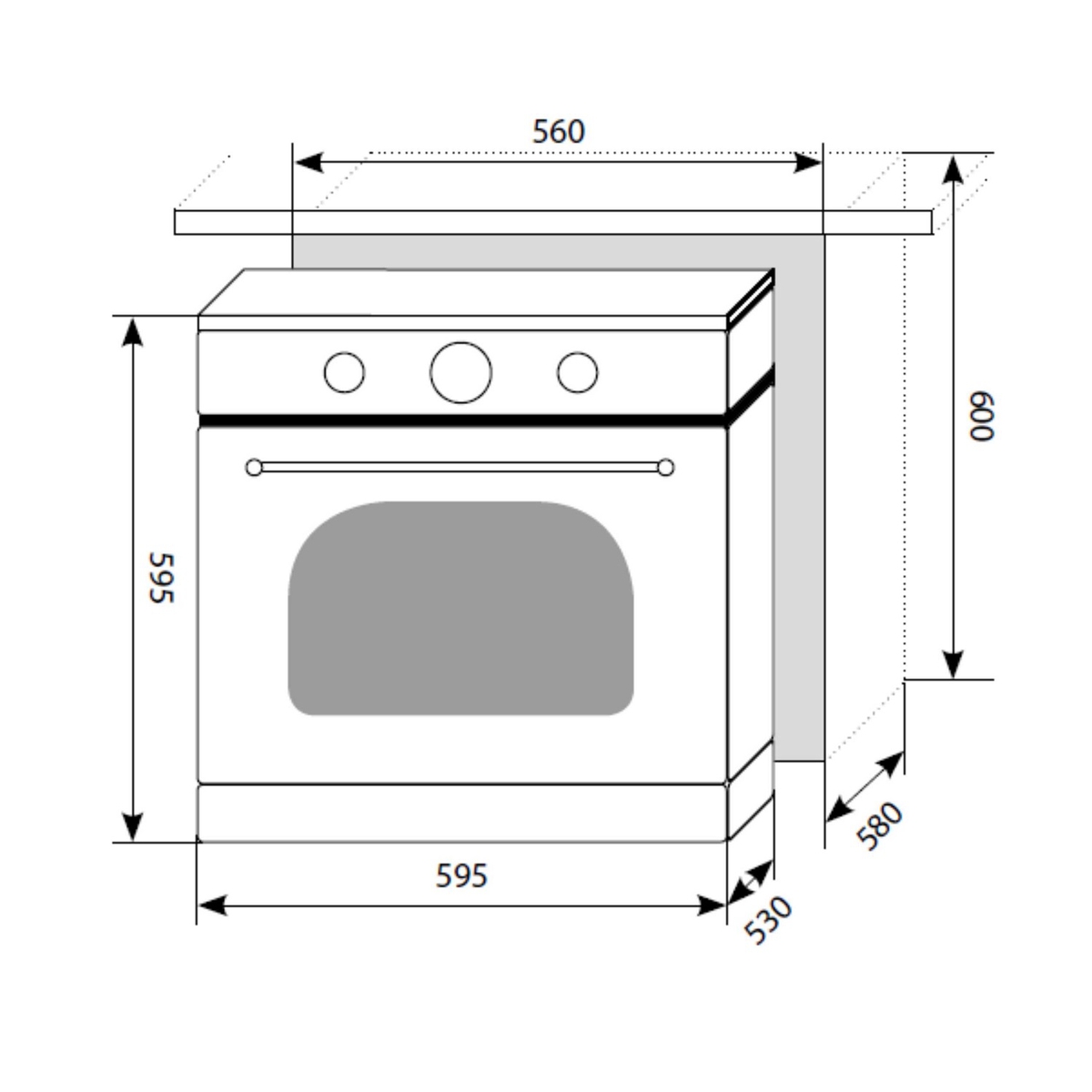 Электрический духовой шкаф midea mo78100rgi b