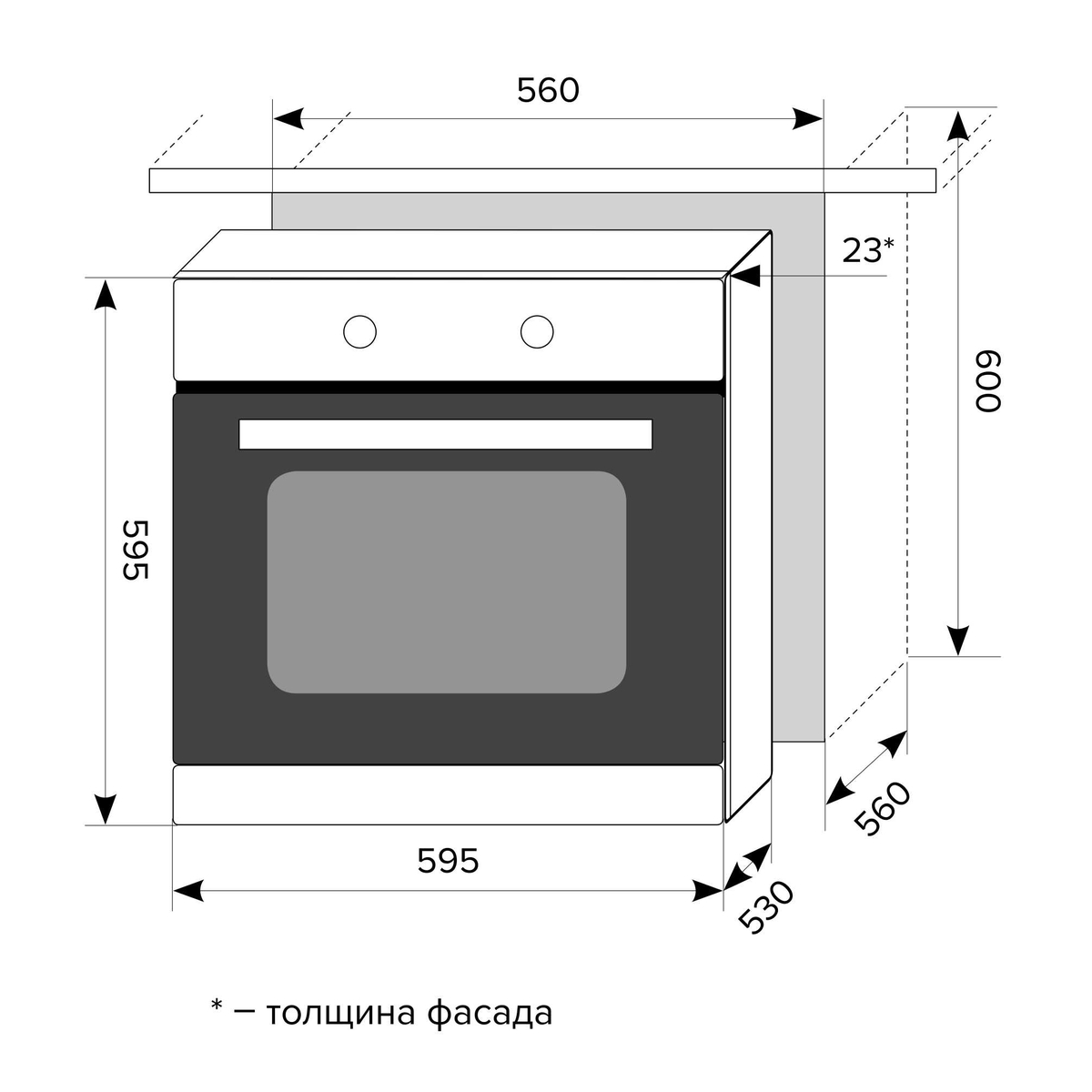 Электрический духовой шкаф midea mo86000mgb