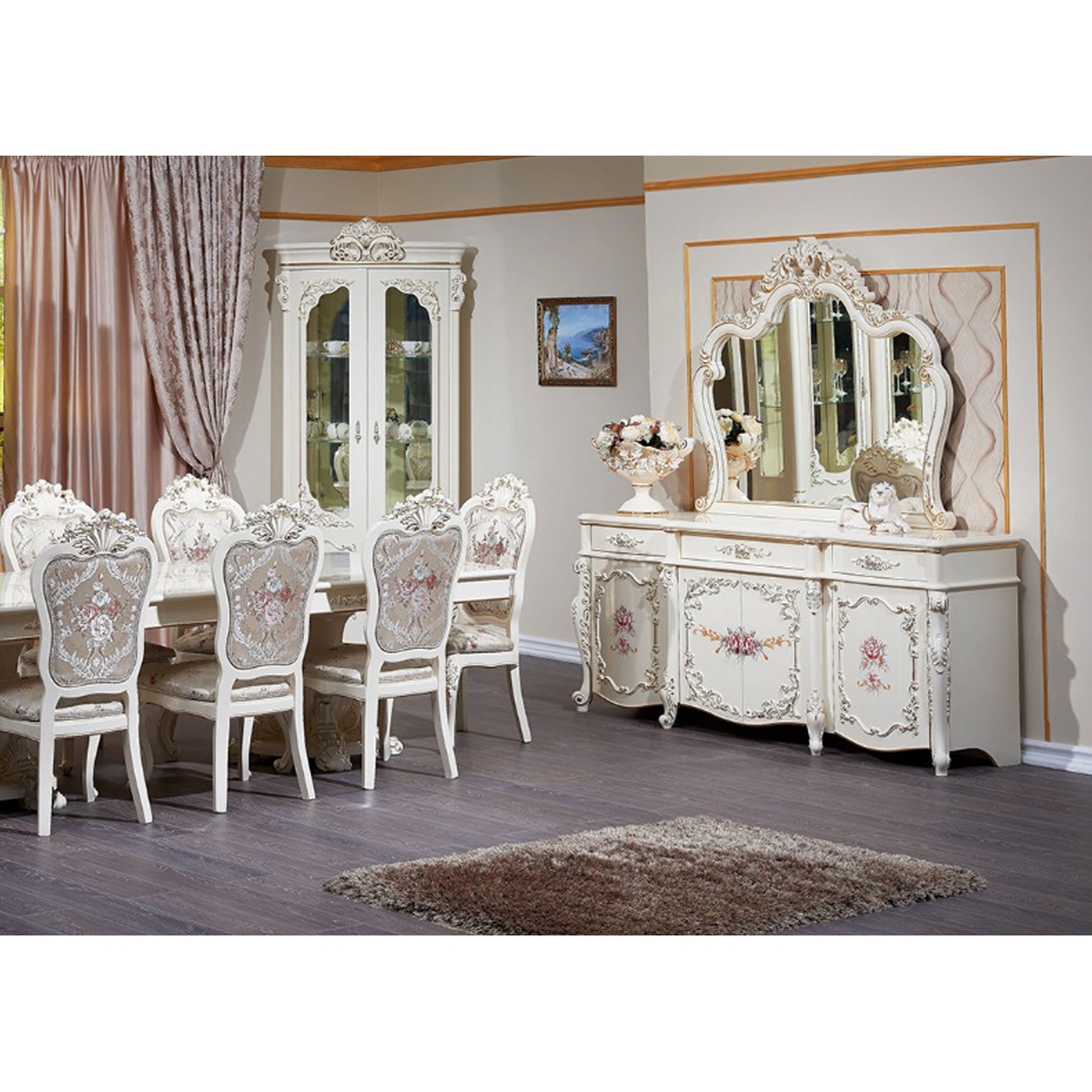 Мебель венеция гостиная белая