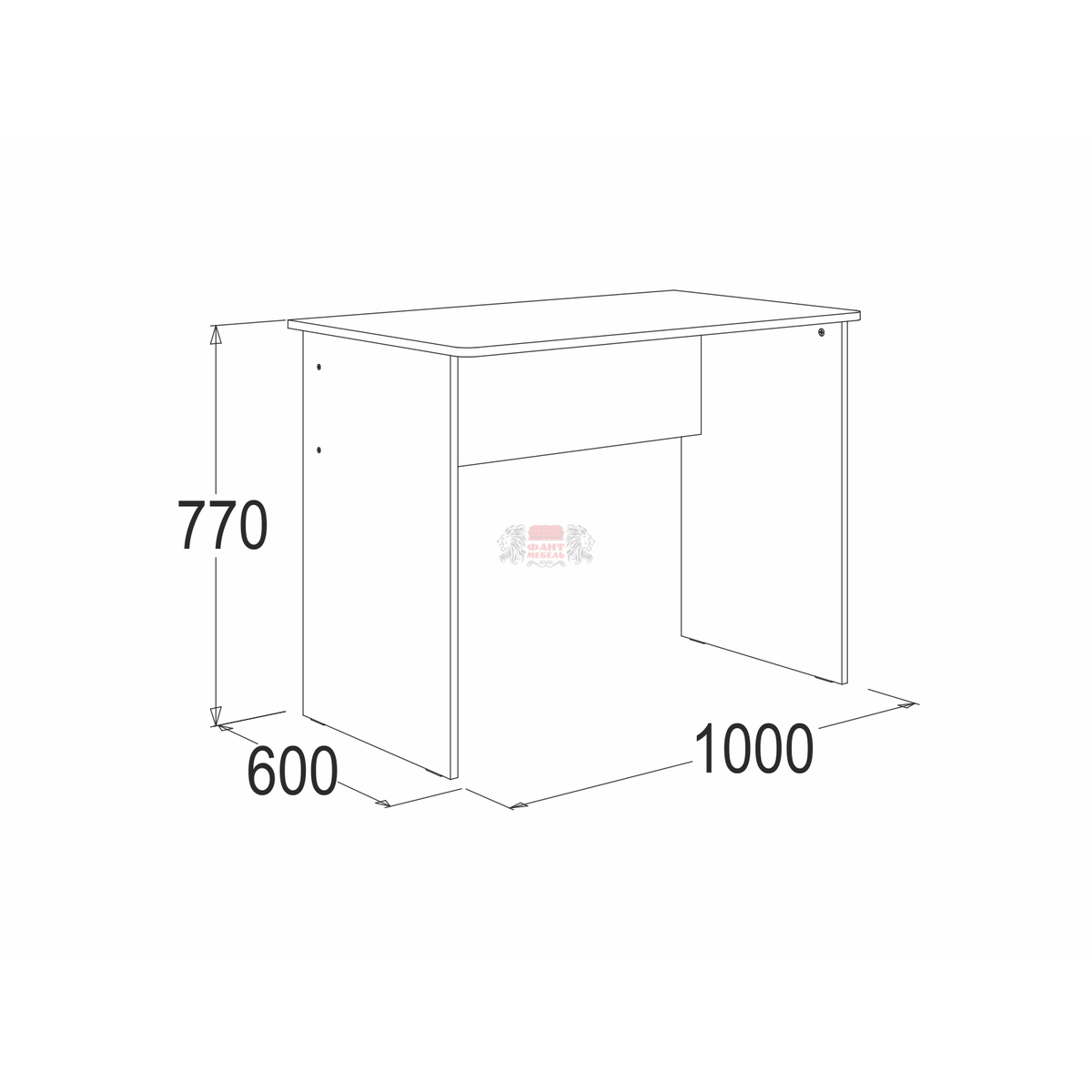 Стол письменный омега 16 фант