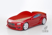 Детская кровать-машина BMW красная EVO
