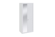Шкаф для одежды с 1-ой глухой и 1-ой с зеркальной дверью Ривьера СМ 241.07.002