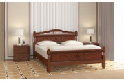 Кровать Карина-5 (массив сосны) орех