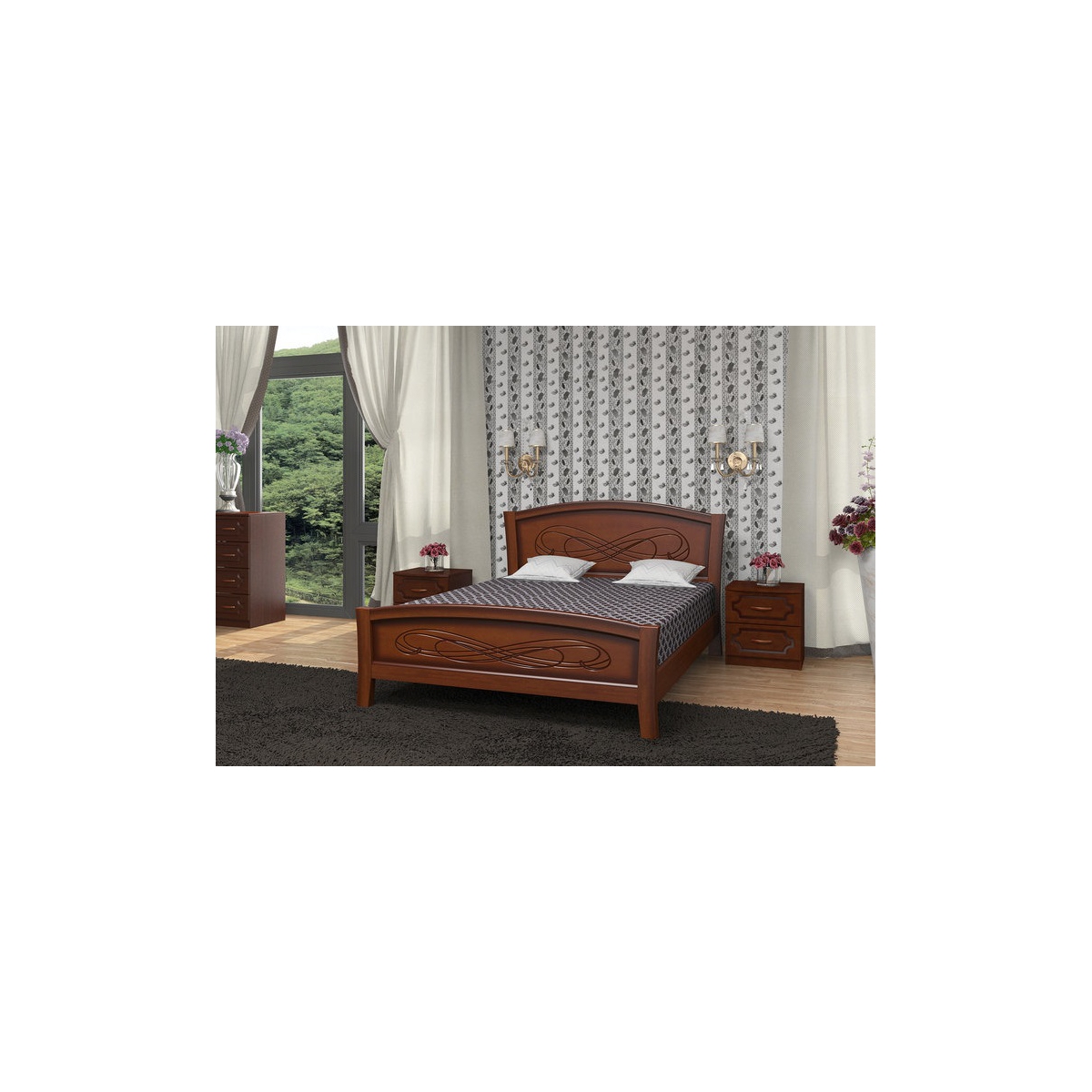Кровать Карина-16 Браво-мебель