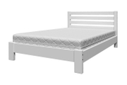 Кровать Вероника (массив сосны) белый