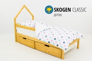 Детская кровать-домик мини SKOGEN