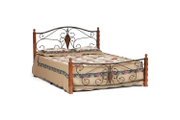 Металлическая двуспальная кровать «Viking» (9227)