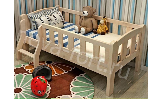 Детская кровать 2-ой ярус с передней лестницей серия KIDS