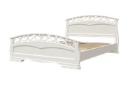 Кровать Грация-1 (массив сосны) белый