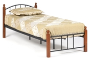 Металлическая кровать AT-915 (дерев. ламели)
