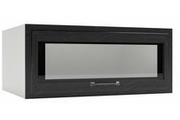 Шкаф верхний горизонтальный глубокий стекло Риволи ГПГС 800