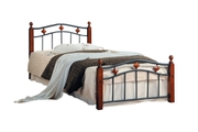 Кровать металлическая AT-126 single bed