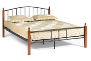 Металлическая кровать AT-915 (металл. ламели)